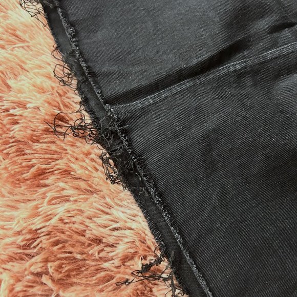 Short Distressed Denim Skirt - Picture 5 of 6